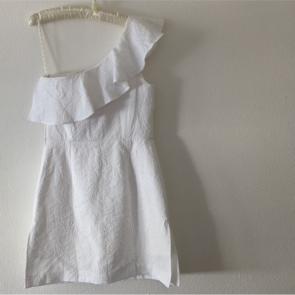 {Lilly Pulitzer} Brand New Kipton One-Shoulder Romper - Picture 10 of 11